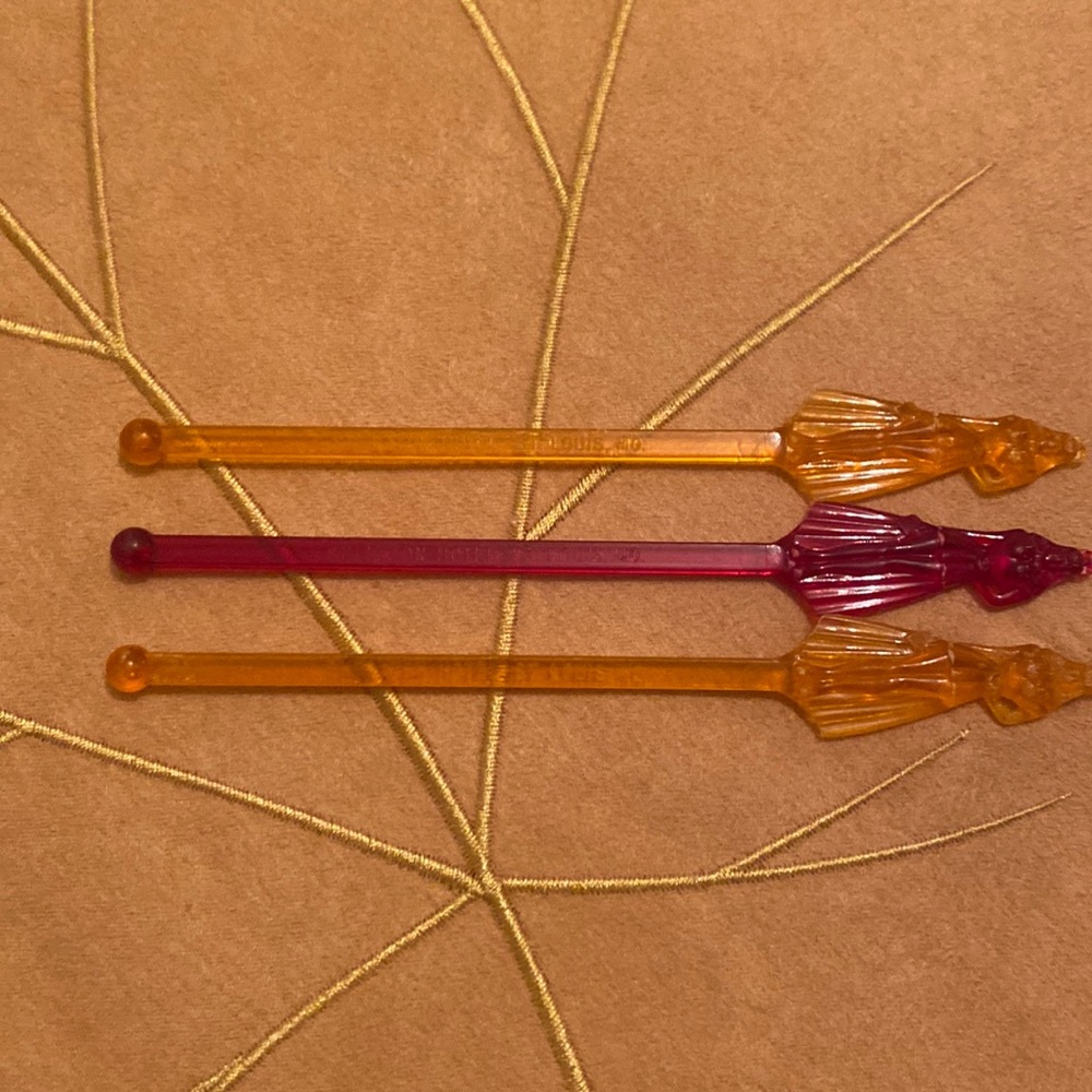 (3) vintage drink stir
